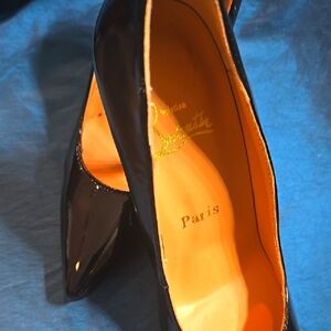 Christian Louboutin Black Patent Leather Heels